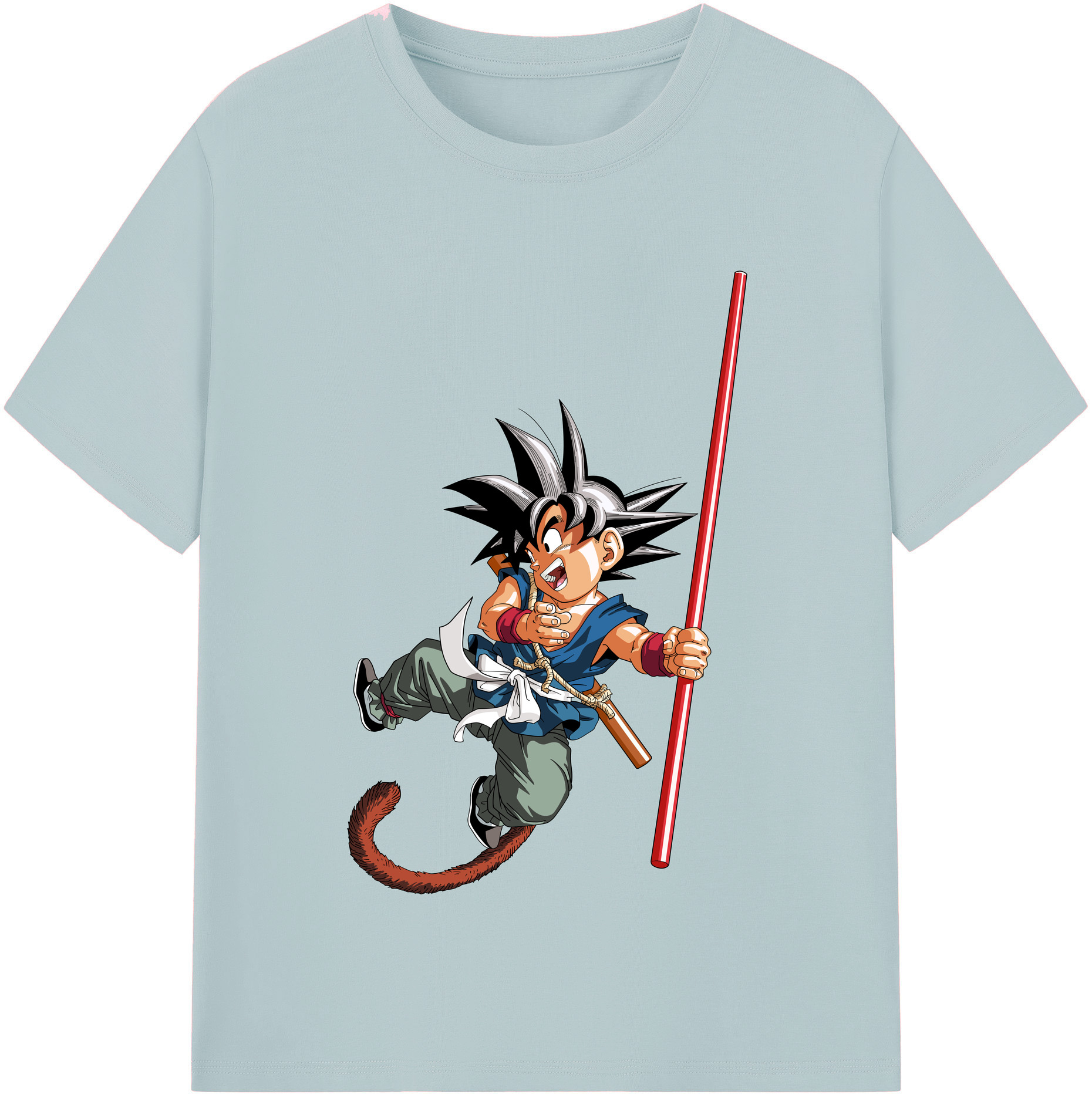 （画像用） ドラゴンボール 孫悟空（そん ごくう）Son Goku カカロット DRAGON BALL Kakarotto 綿100％半袖Tシャツ（フロントプリント）